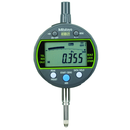 Indicator ID-C 543-300B-10 Mitutoyo - Range: 12.7 mm, Res: 0.001 mm - Lug Back Plate