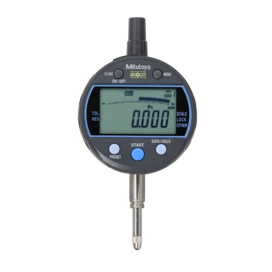 Indicator ID-C 543-310B-10 Mitutoyo - Range: 12.7 mm, Res: 0.001 mm - Flat Back Plate