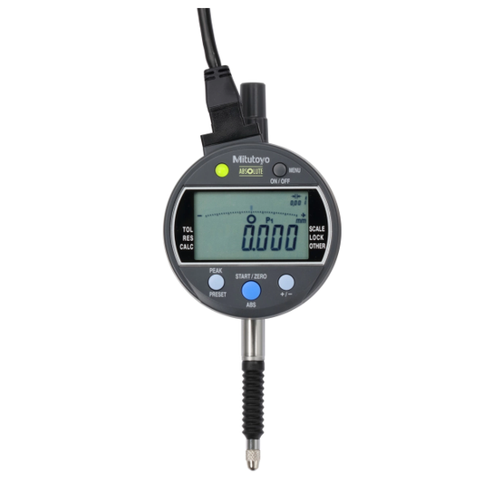Indicator ID-C 543-350-10 Mitutoyo - Range: 12.7 mm, Res: 0.001 mm - Lug Back Plate