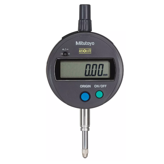 Indicator ID-S, 543-781B-10 Mitutoyo - Range: 12.7 mm, Res: 0.01 mm - Flat Back Plate