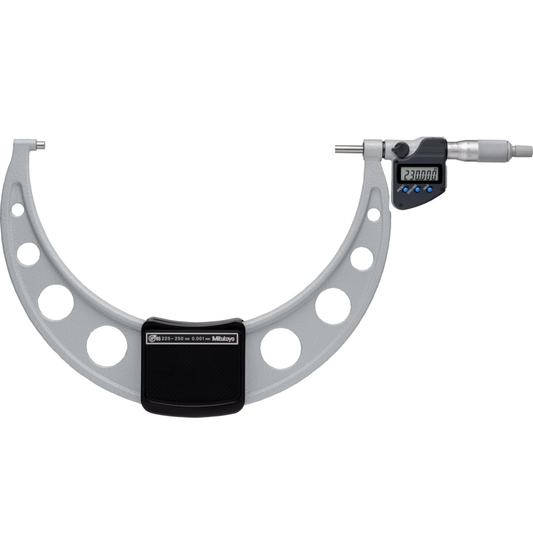 Mitutoyo Micrometer 293-255-30 – Range: 225 - 250 mm – With ratchet stop on the spindle – With data output