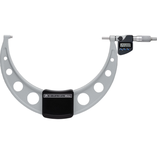 Mitutoyo Micrometer 293-256-30 – Range: 250 - 275 mm – With ratchet stop on the spindle – With data output