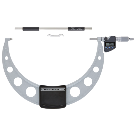 Mitutoyo Micrometer 293-257-30 – Range: 275 - 300 mm – With ratchet stop on the spindle – With data output