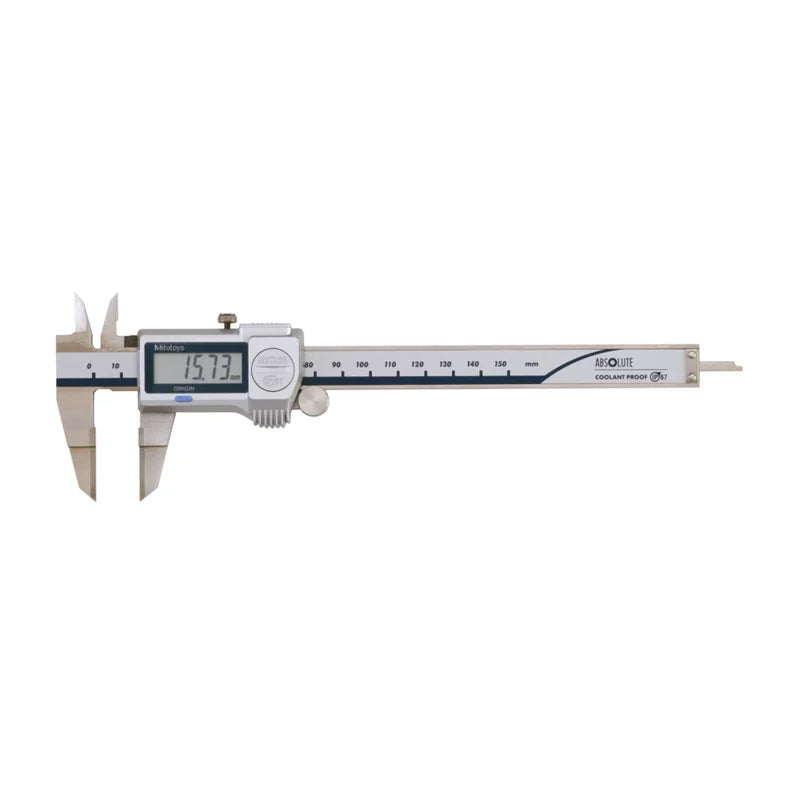 Calibro con becchi a lama Mitutoyo 573-634-20, campo 0-150 mm, asta di profondità piatta, con rullo, IP67 – Mitutoyo 573-634-20