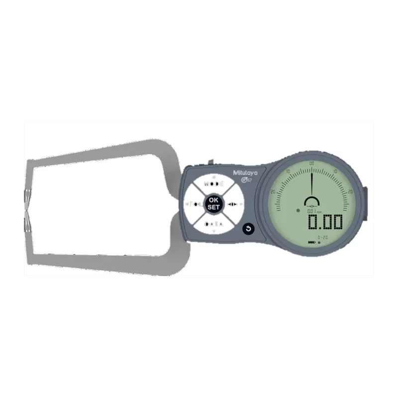 Comparatore Digimatic a bracci per esterni Mitutoyo 209-932, campo 0-20 mm, risoluzione 0,01 mm – Mitutoyo 209-932
