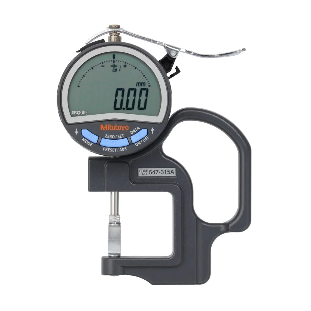 Spessimetro Quick ABSOLUTE Digimatic Mitutoyo 547-315A, campo 0-10 mm, risoluzione 0,01 mm, asta di profondità piatta – Mitutoyo 547-315A