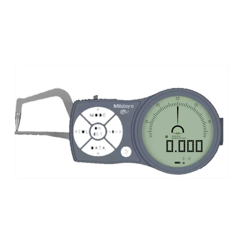 Comparatore Digimatic a bracci per esterni Mitutoyo 209-943, campo 0-10 mm, risoluzione 0,005 mm – Mitutoyo 209-943