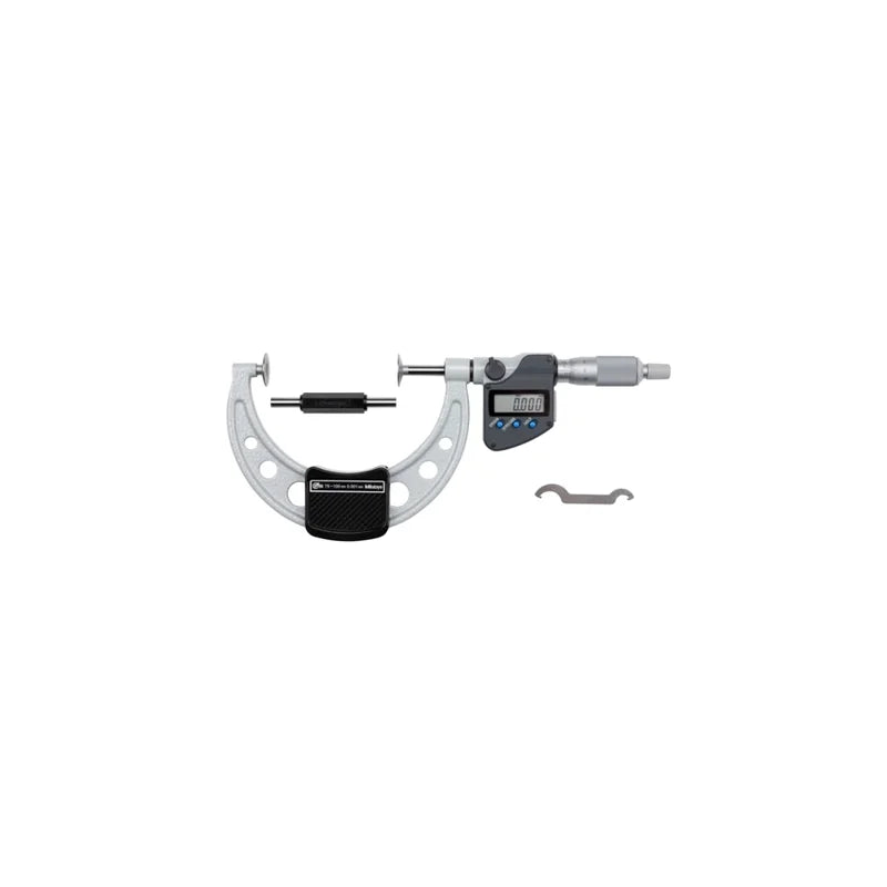 Micrometro Digimatic con incudini a disco Mitutoyo 323-253-30, campo 75-100 mm, IP65 – Mitutoyo 323-253-30