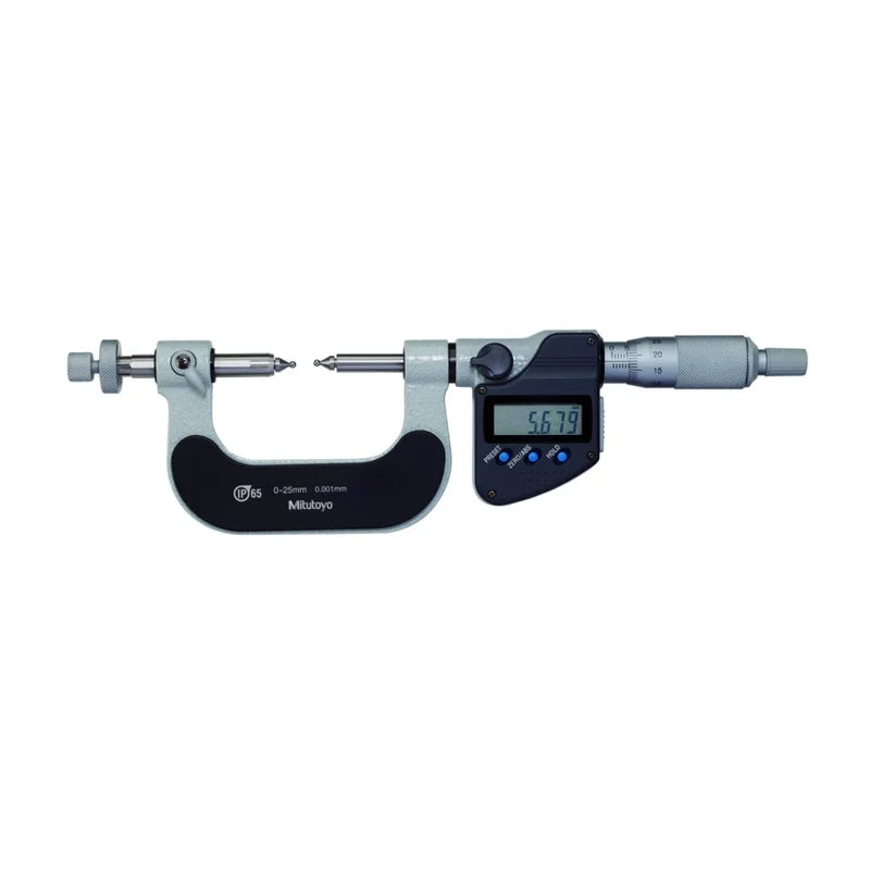 Micrometro Digimatic per la misura di ingranaggi Mitutoyo 324-251-30, campo 0-25 mm, IP65 – Mitutoyo 324-251-30