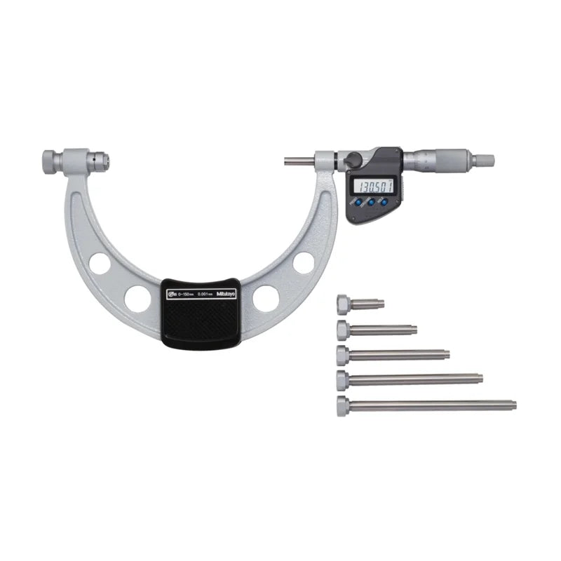 Micrometro Digimatic per esterni con incudini intercambiabili Mitutoyo 340-251-30, campo 0-150 mm, IP65 – Mitutoyo 340-251-30