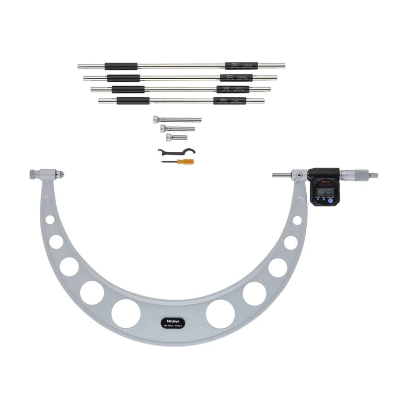 Micrometro Digimatic per esterni con incudini intercambiabili Mitutoyo 340-520, campo 300-400 mm – Mitutoyo 340-520