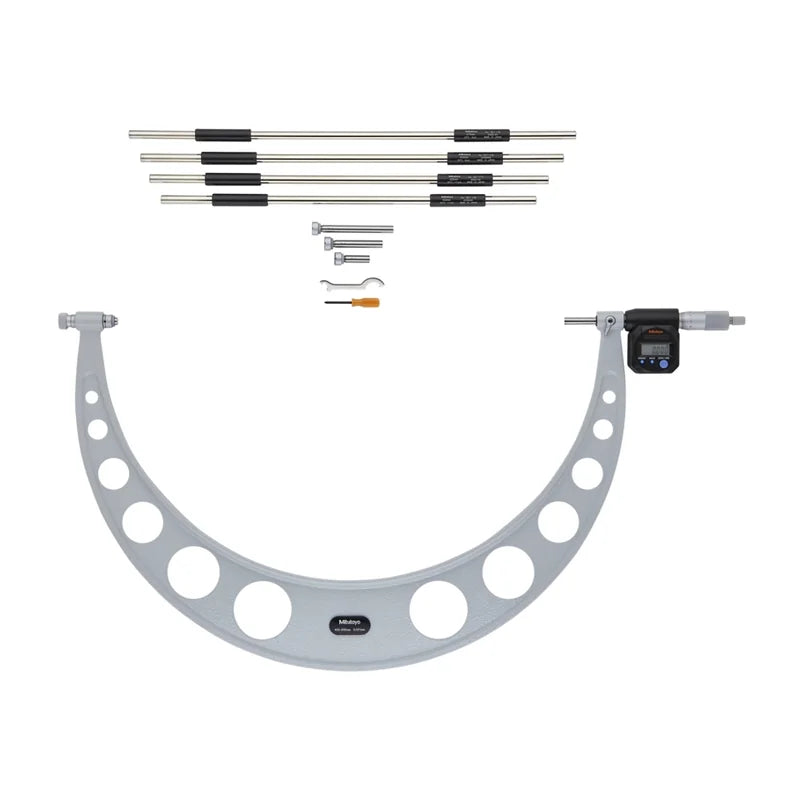 Micrometro Digimatic per esterni con incudini intercambiabili Mitutoyo 340-521, campo 400-500 mm – Mitutoyo 340-521