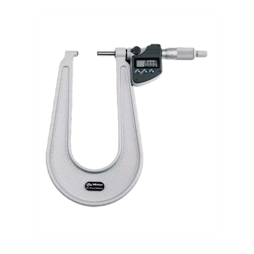 Micrometro Digimatic per fogli metallici Mitutoyo 389-262-30, campo 25-50 mm, IP65 – Mitutoyo 389-262-30