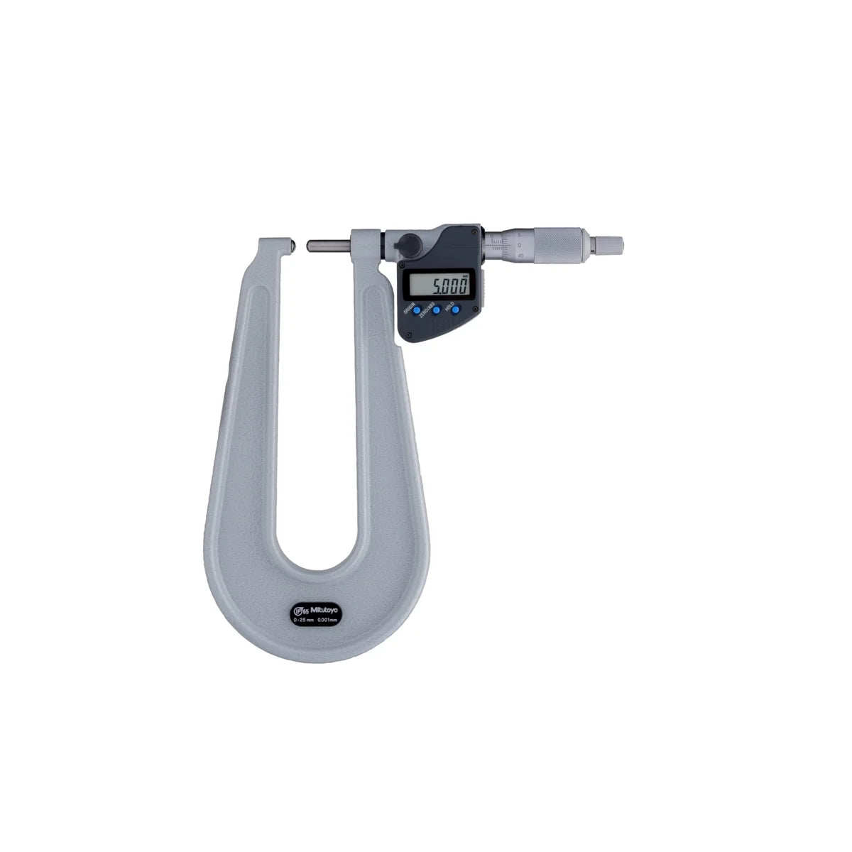 Micrometro Digimatic per fogli metallici Mitutoyo 389-271-30, campo 0-25 mm, IP65 – Mitutoyo 389-271-30