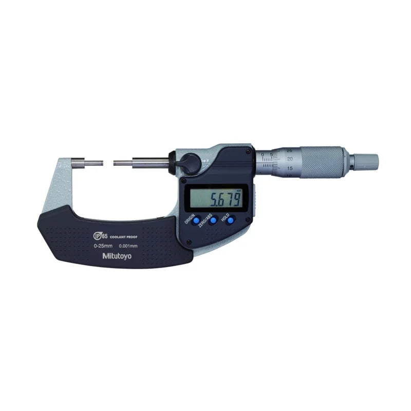 Micrometro Digimatic con steli ribassati Mitutoyo 331-263-30, campo 50-75 mm, IP65 – Mitutoyo 331-263-30