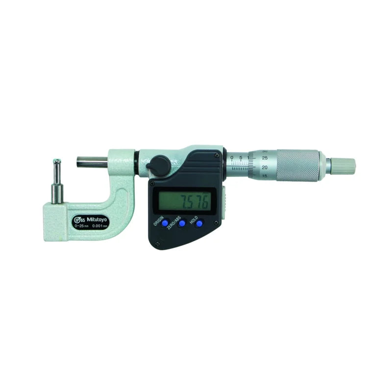 Micrometro Digimatic per tubi Mitutoyo 395-263-30, campo 0-25 mm, IP65 – Mitutoyo 395-263-30