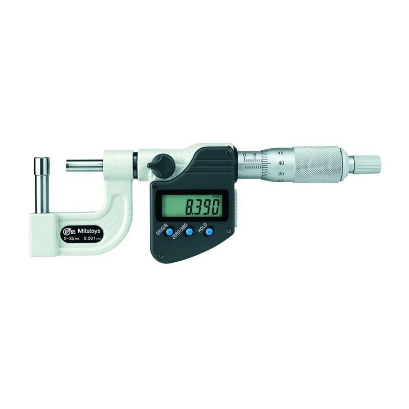 Micrometro Digimatic per tubi Mitutoyo 395-264-30, campo 0-25 mm, IP65 – Mitutoyo 395-264-30