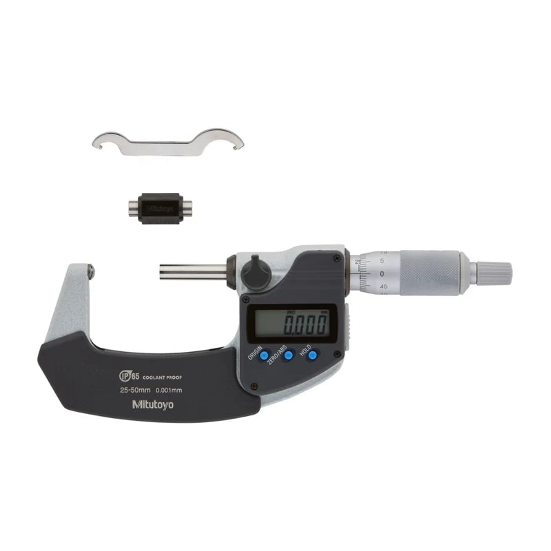 Micrometro Digimatic per tubi Mitutoyo 395-252-30, campo 25-50 mm, IP65 – Mitutoyo 395-252-30