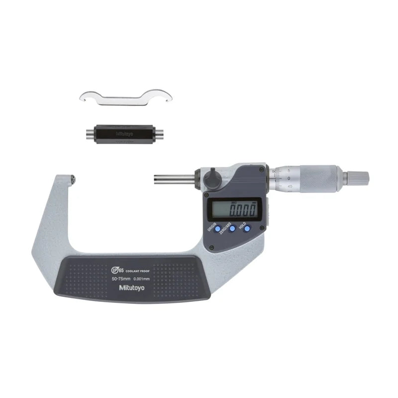 Micrometro Digimatic per tubi Mitutoyo 395-253-30, campo 50-75 mm, IP65 – Mitutoyo 395-253-30