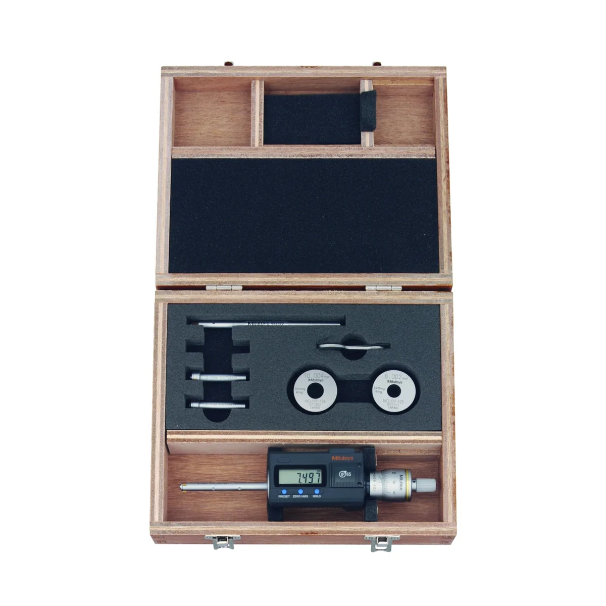 Set Holtest Digimatic con teste intercambiabili Mitutoyo 468-971, campo 6-12 mm, IP65 – Mitutoyo 468-971
