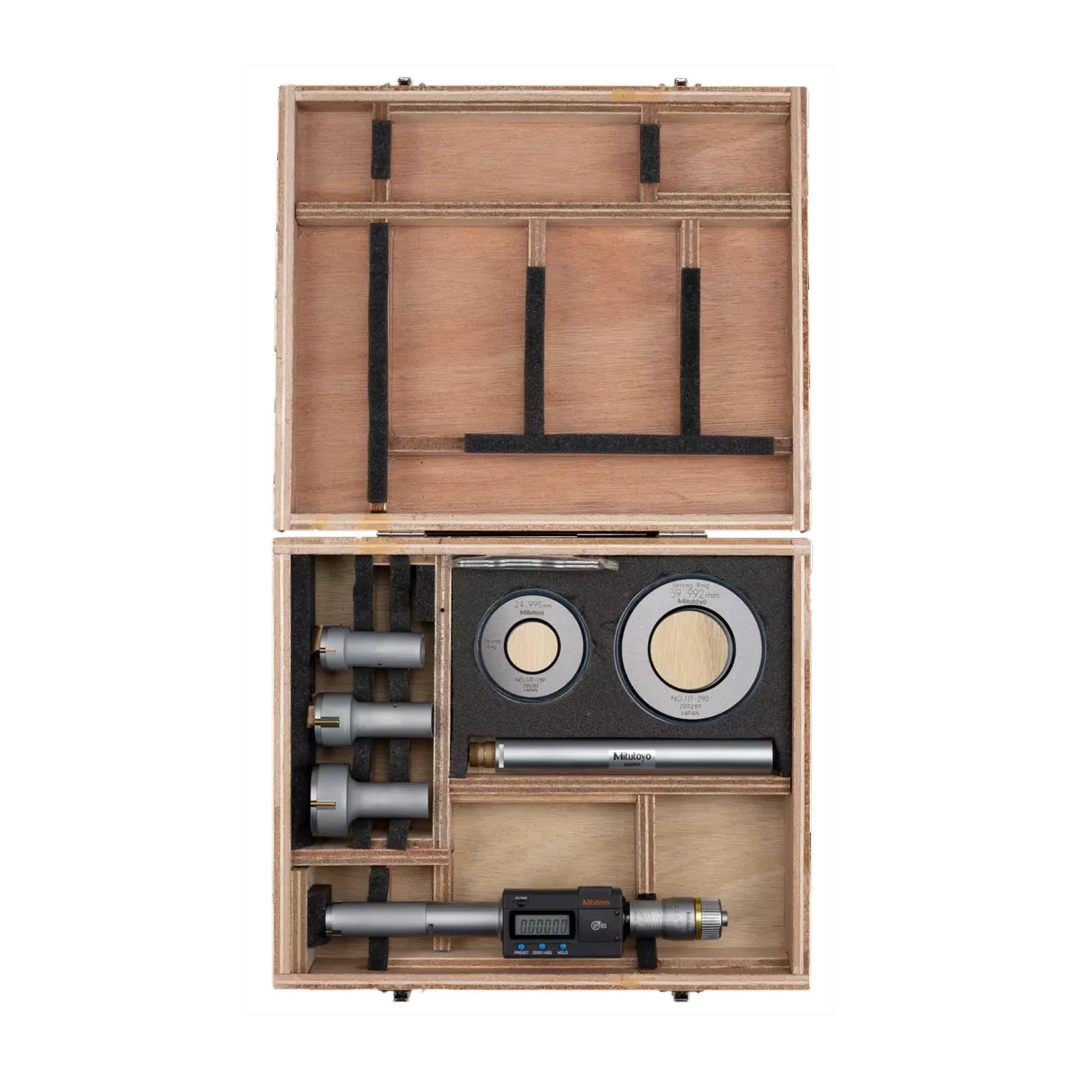 Set Holtest Digimatic con teste intercambiabili Mitutoyo 468-973, campo 20-50 mm, IP65 – Mitutoyo 468-973