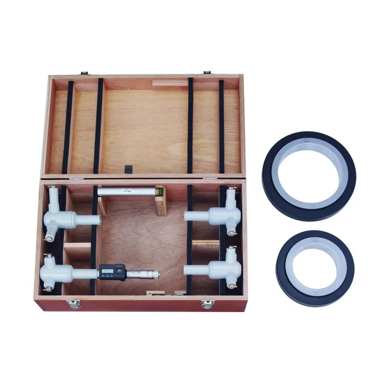 Set Holtest Digimatic con teste intercambiabili Mitutoyo 468-975, campo 100-200 mm, IP65 – Mitutoyo 468-975