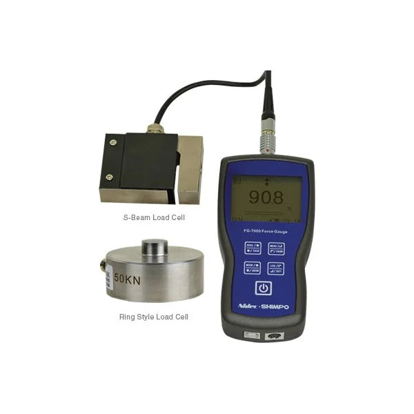 Dinamometro digitale Shimpo serie FG-7000L con cella di carico remota – FG-7000L-M-1