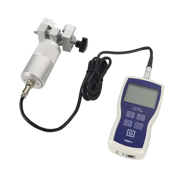 Torsiometro digitale per tappi Shimpo serie FG-7000TA con sensore esterno e morsetto regolabile – FG-7000TA-1