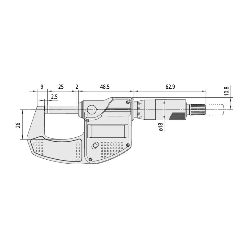 Micrometro base Digimatic MDC  – Mitutoyo 293-821-30