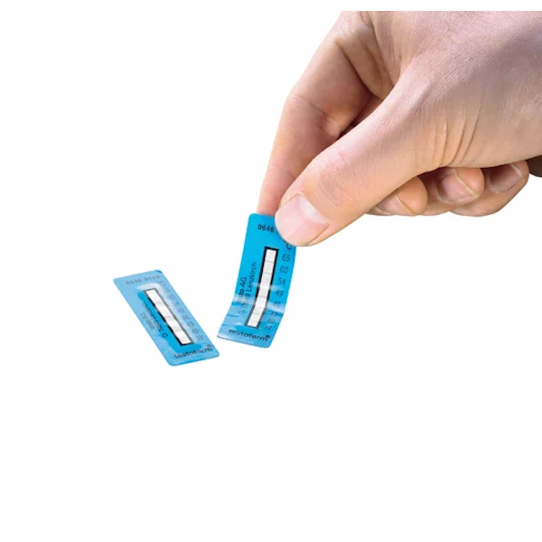 Strisce termometriche Testoterm 10 pz (da 204° a 260° C)
