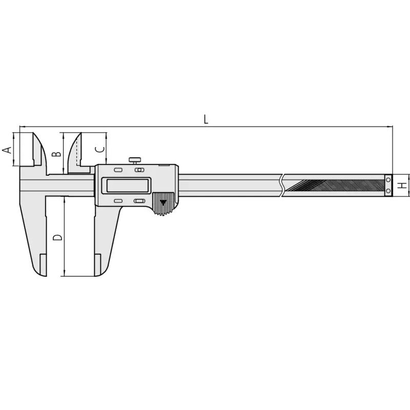 Caliper 500-501-10 Mitutoyo - Range: 0 - 600 mm 