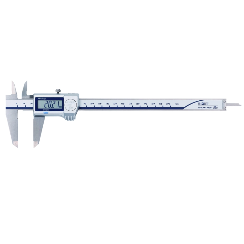 Caliper 500-703-20 Mitutoyo - Range: 0 - 200 mm - Blade - Thumb roller - Without output