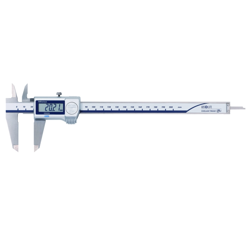 Caliper 500-724-20 Mitutoyo - Range: 0 - 200 mm - Thumb roller - ID/OD Carbide Jaws