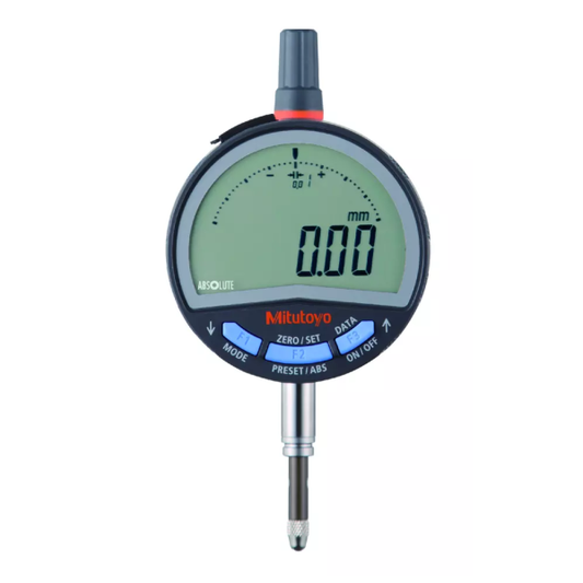 Indicator ID-C 543-715B Mitutoyo - Range: 12.7 mm, Res: 0.01 mm - Low Force Type - Flat Back Plate