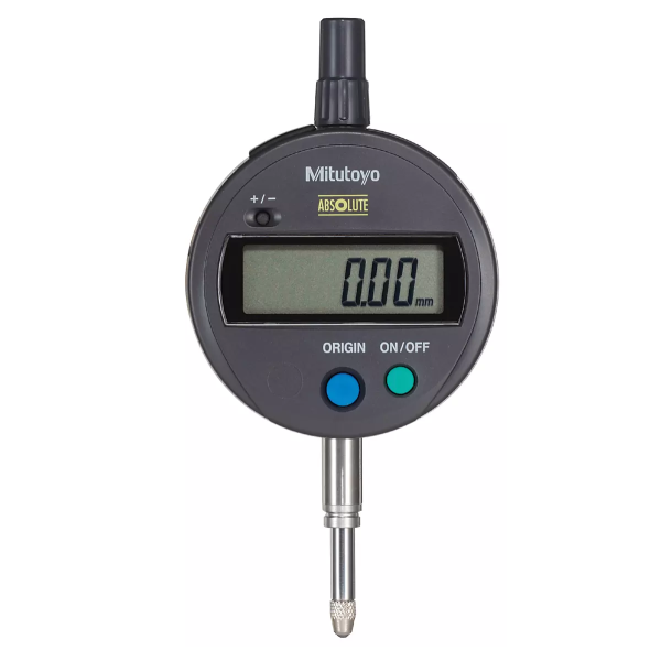 Indicator ID-S, 543-781B-10 Mitutoyo - Range: 12.7 mm, Res: 0.01 mm - Flat Back Plate