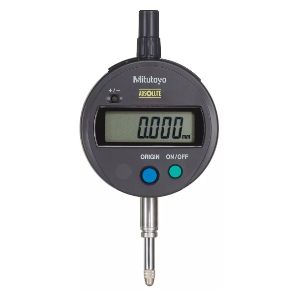 Indicator ID-S, 543-790B-10 Mitutoyo - Range: 12.7 mm, Res: 0.001 mm - Flat Back Plate