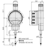 Indicator ID-F 543-851D Mitutoyo - Range: 25.4 mm, Res: 0.0005 mm - CEE AC-Adapter