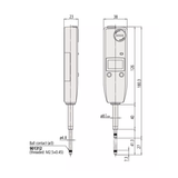 Indicator ID-U 575-121 Mitutoyo - Range: 25.4 mm, Res: 0.01 mm