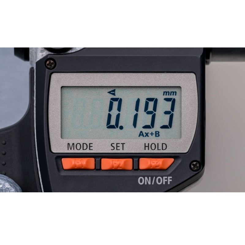 Digital Micrometer 293-140-40 Mitutoyo - Range: 0 - 25 mm - With bidirectional output
