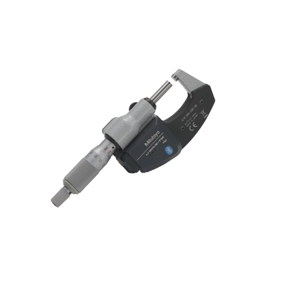 Mitutoyo Micrometer 293-230-30 – Range: 0 - 25 mm – With ratchet stop on the spindle – With data output