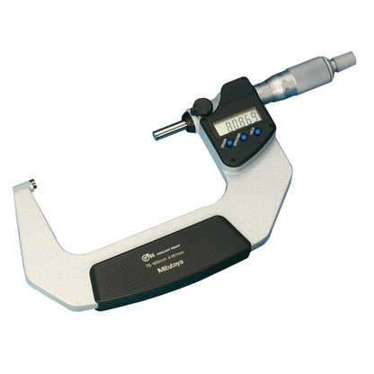 Mitutoyo Micrometer 293-247-30 – Range: 75 - 100 mm – With ratchet stop on the thimble – Without data output