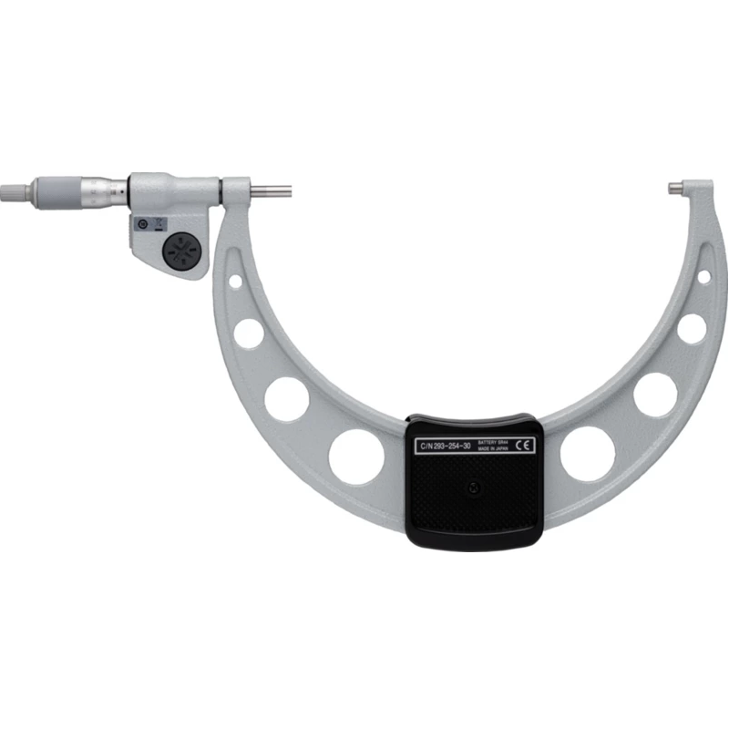 Micrometro 293-254-30 Mitutoyo - Campo: 200 - 225 mm - Con frizione a cricchetto sul codolo - Con uscita