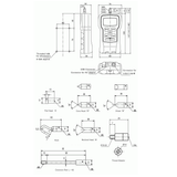 Misuratore di forza serie FGE-XY con display reversibile a 180°