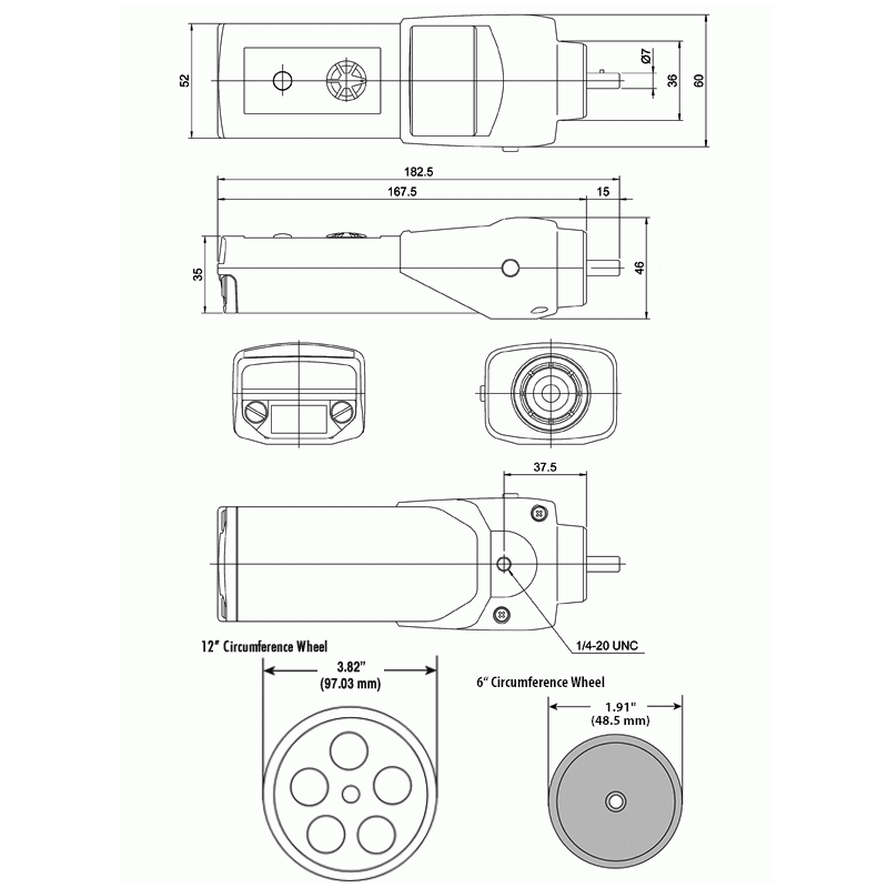 Tachimetro a contatto serie DT-105A (LCD)