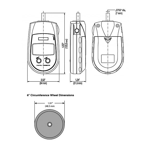 Tachimetro portatile a contatto serie MT-100