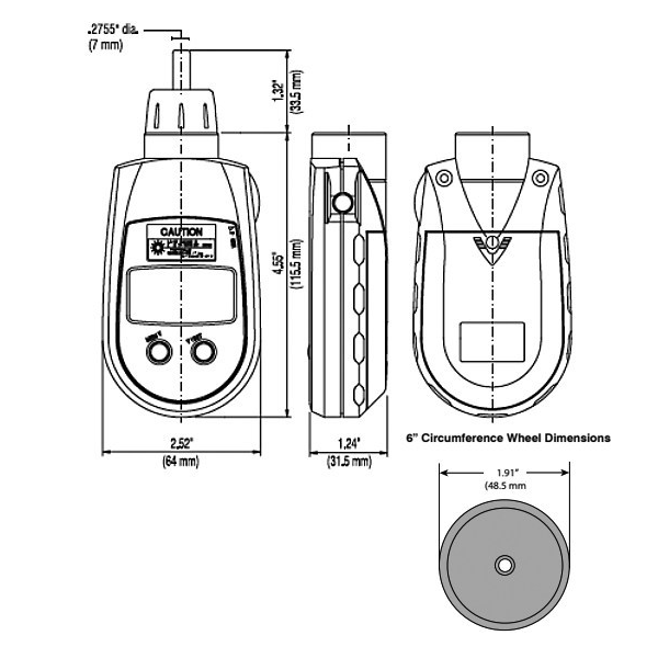 Tachimetro portatile a contatto/senza contatto serie MT-200