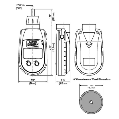 Tachimetro portatile a contatto/senza contatto serie MT-200