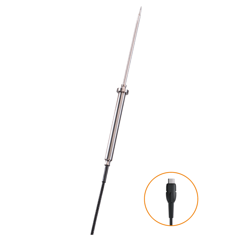 Sonda per alimenti in acciaio inox NTC con connettore TUC