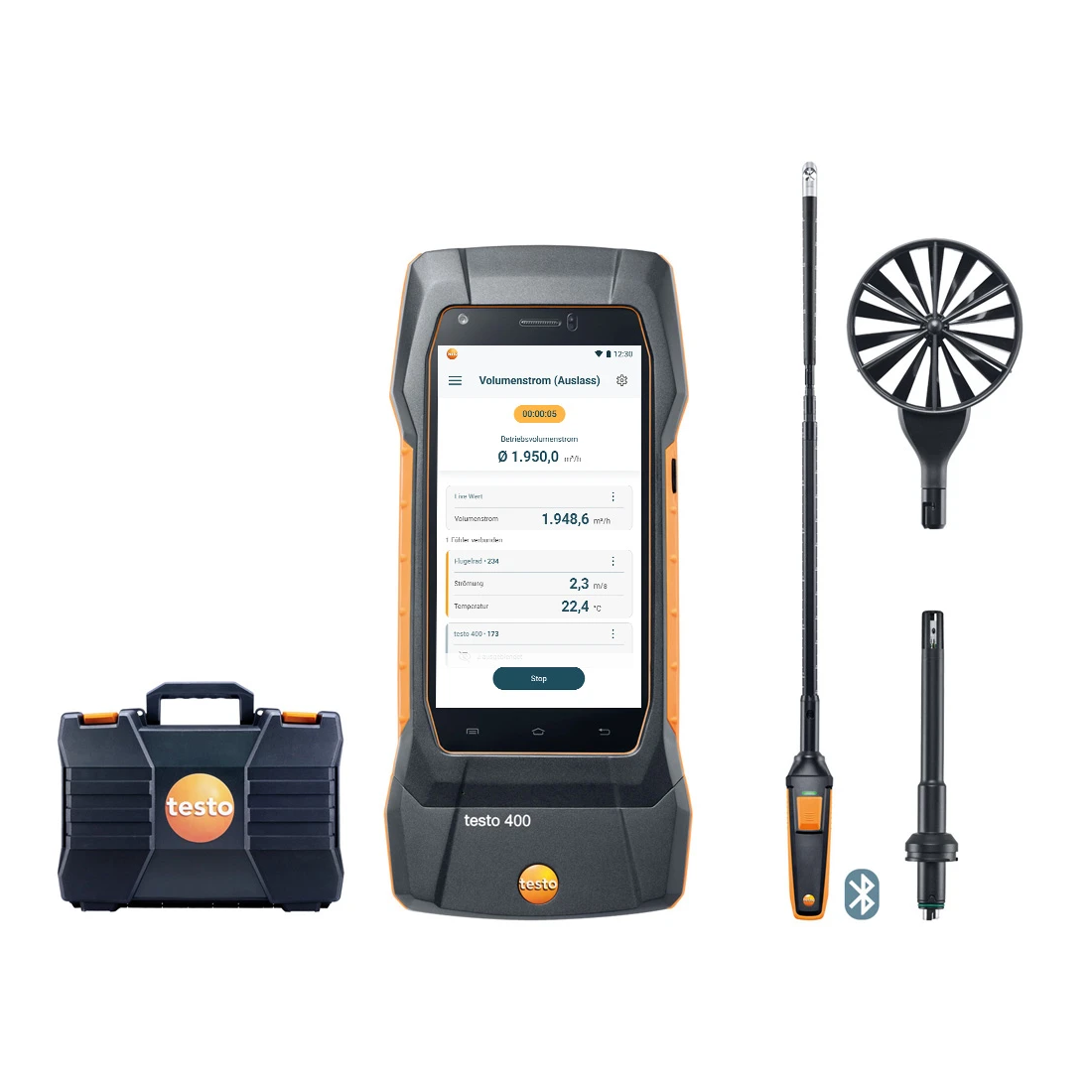 Testo 400 – Kit velocità dell’aria