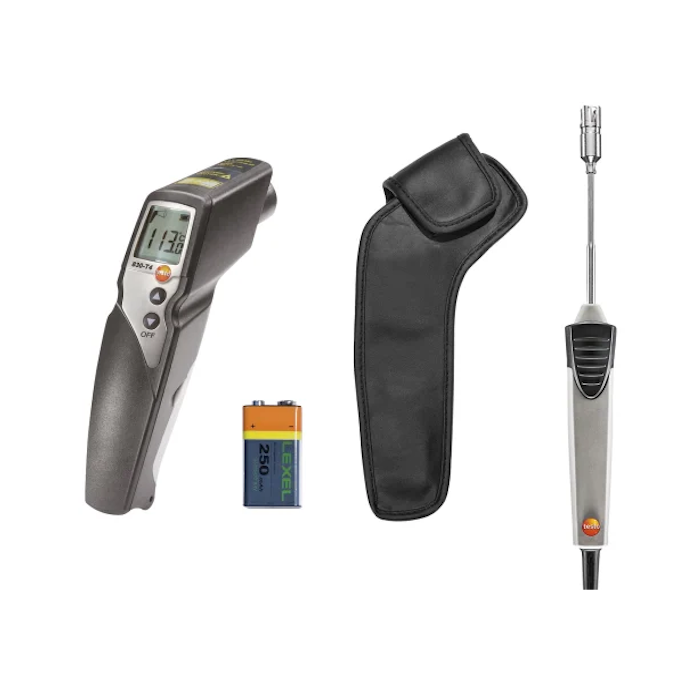 Testo 830-T4, Termometro a infrarossi con puntatore a due raggi laser
